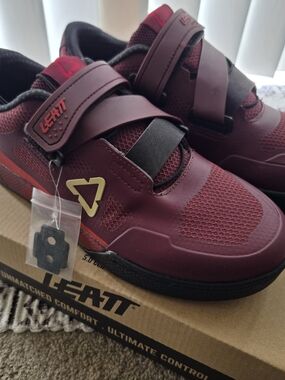Leatt Women’s Shoe 5.0 Clip - Bicycle Clip Shoes NWT Size 8
